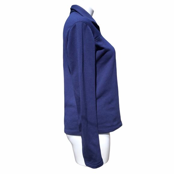 Patagonia Capilene navy blue 1/4 zip activewear fleece lined top size small - Picture 4 of 9